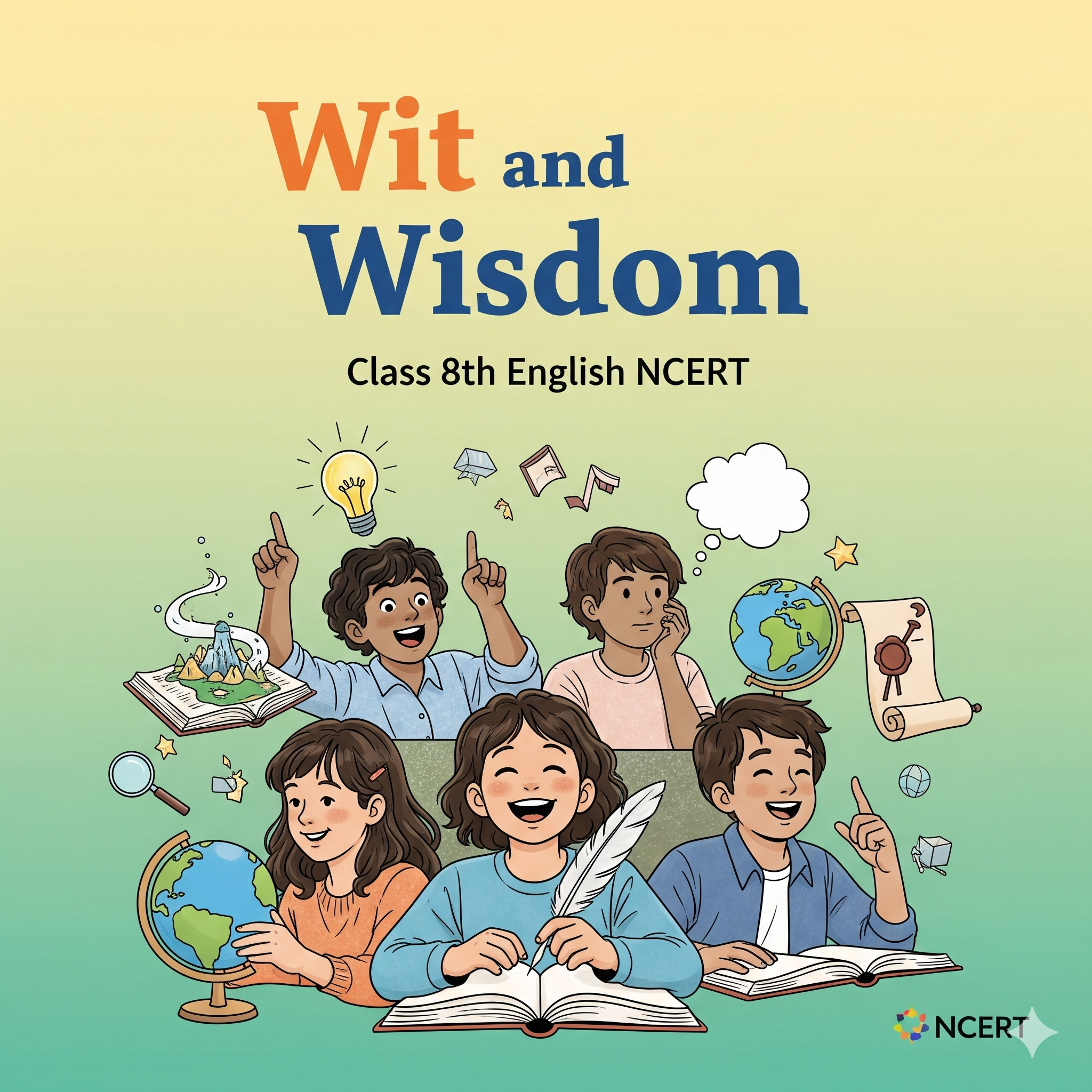Complete Solutions and Summary of The Wit that Won Hearts – NCERT Class 8, English, Unit 1 – Summary, Questions, Answers, Extra Questions