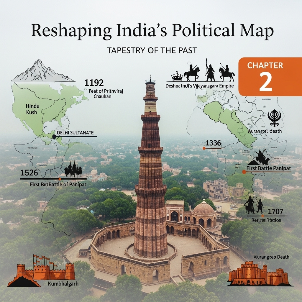 Complete Solutions and Summary of Reshaping India's Political Map – NCERT Class 8, History, Chapter 2 – Summary, Questions, Answers, Extra Questions
