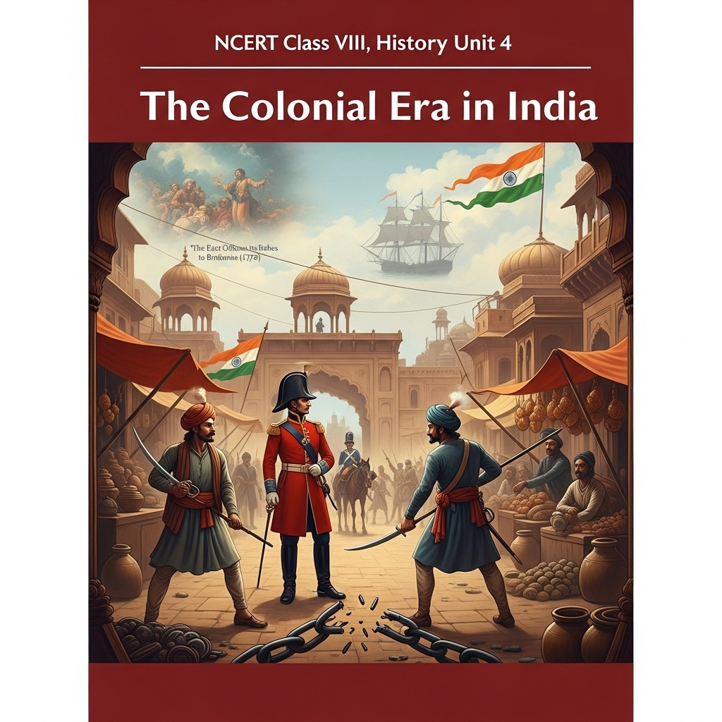 Complete Solutions and Summary of The Colonial Era in India – NCERT Class 8, History, Chapter 4 – Summary, Questions, Answers, Extra Questions