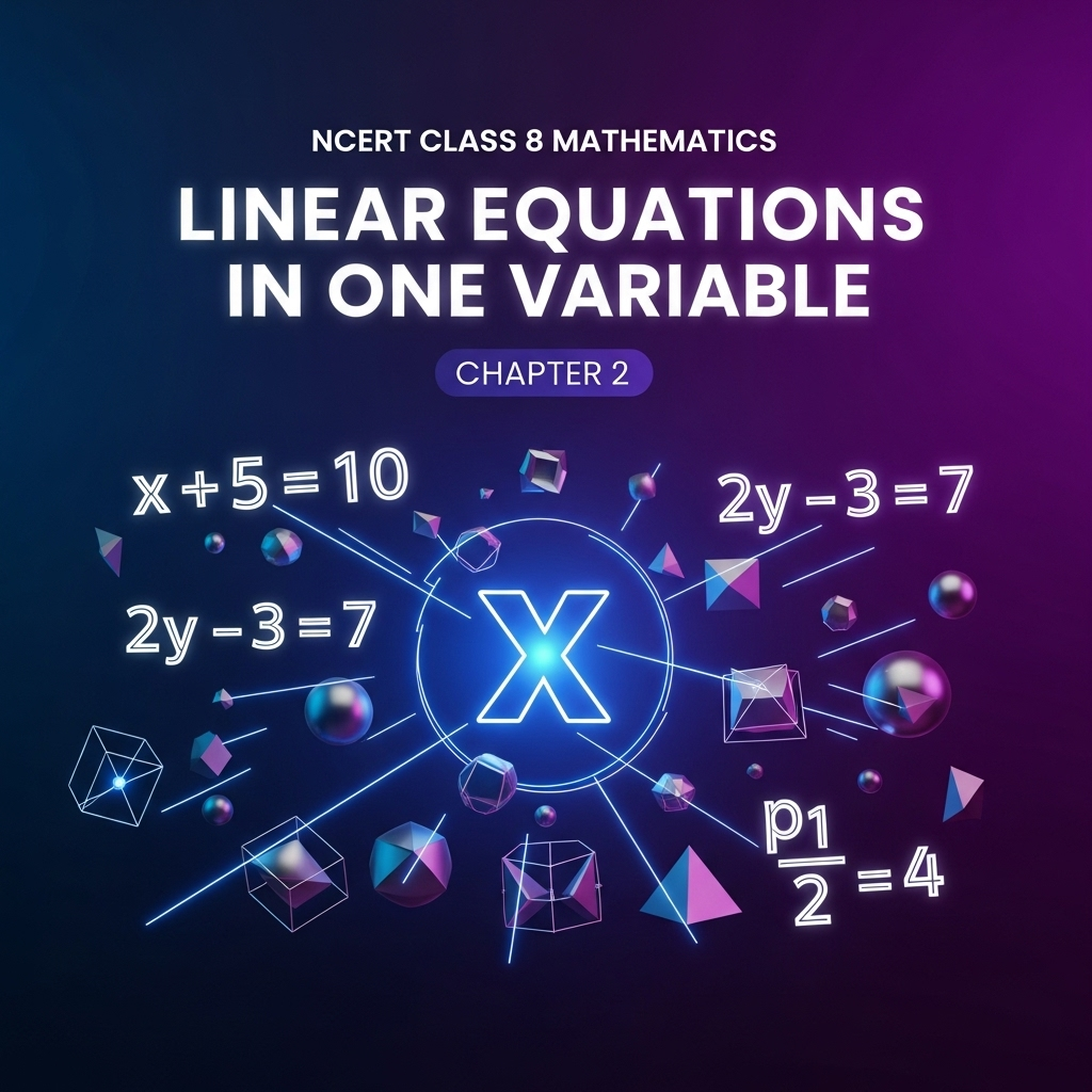 Complete Solutions and Summary of Linear Equations in One Variable – NCERT Class 8 Mathematics Chapter 2
