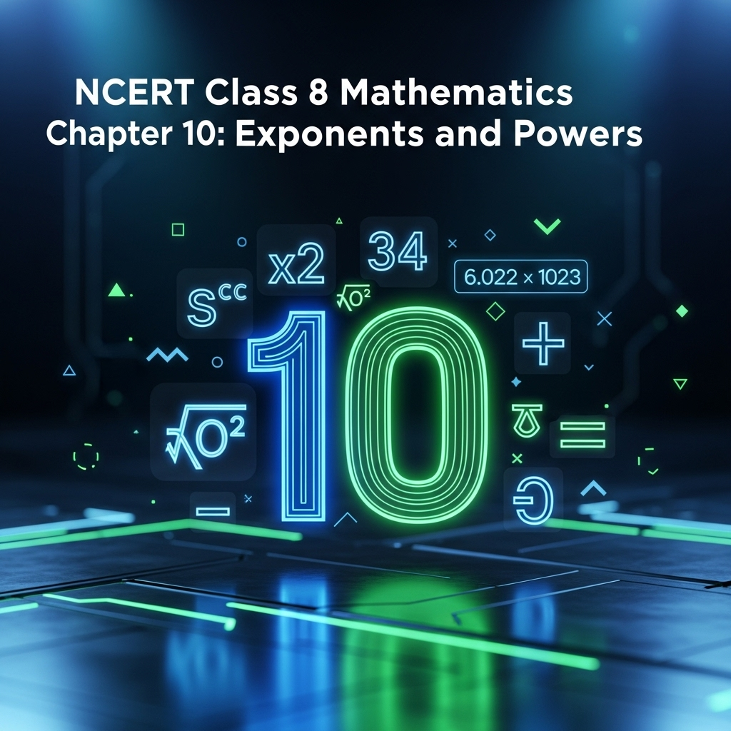 Complete Solutions and Summary of Exponents and Powers – NCERT Class 8 Mathematics Chapter 10