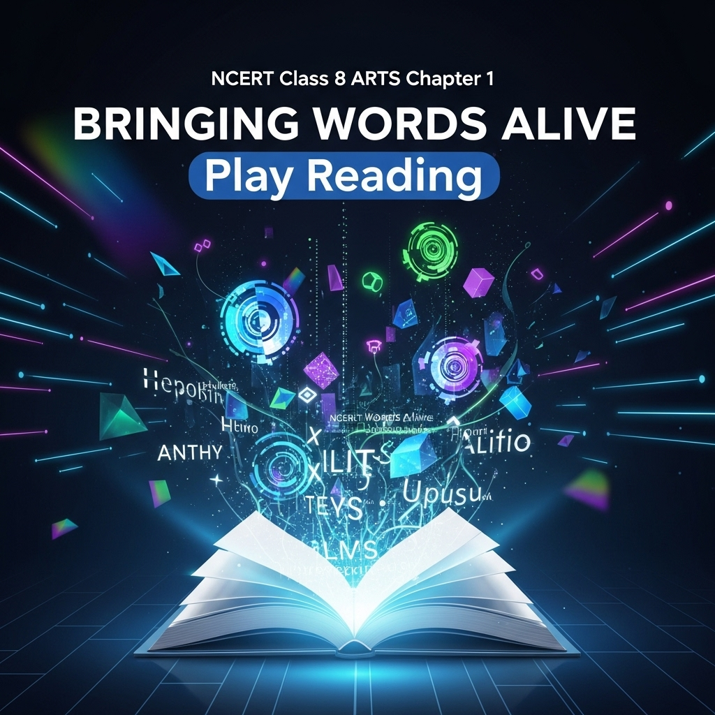 Bringing Words Alive: Play Reading and Voice Training – NCERT Class 8 Theatre Chapter 1