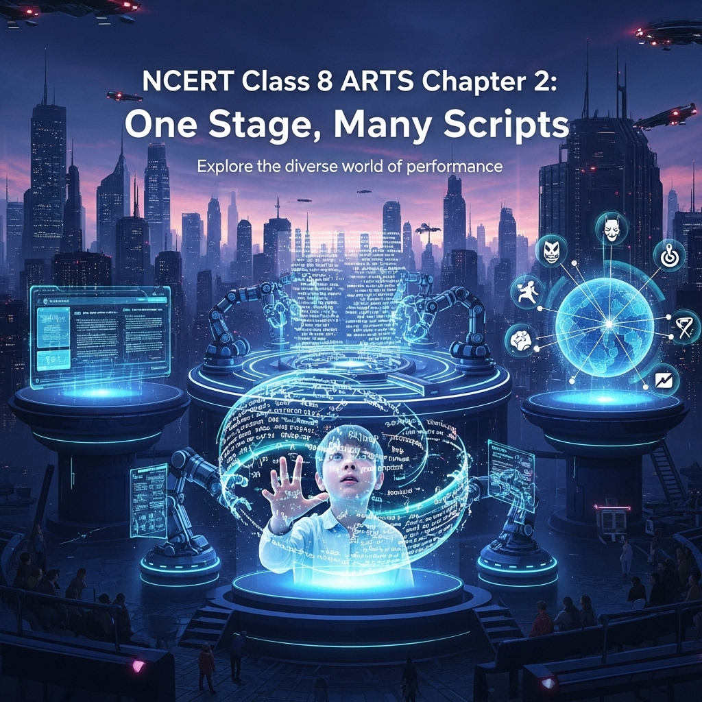 Complete Solutions and Summary of One Stage, Many Scripts – NCERT Class 8, Arts, Chapter 2 – Summary, Questions, Answers, Extra Questions