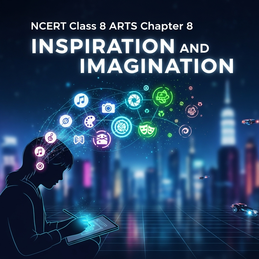 Complete Solutions and Summary of Inspiration and Imagination – NCERT Class 8, Arts, Chapter 8 – Summary, Questions, Answers, Extra Questions