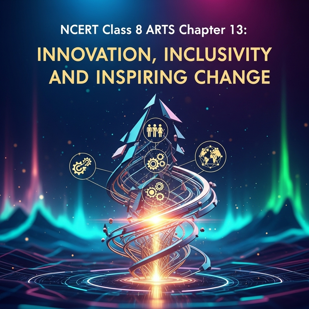 Complete Solutions and Summary of Innovation, Inclusivity and Inspiring Change – NCERT Class 8, Arts, Chapter 13 – Summary, Questions, Answers, Extra Questions