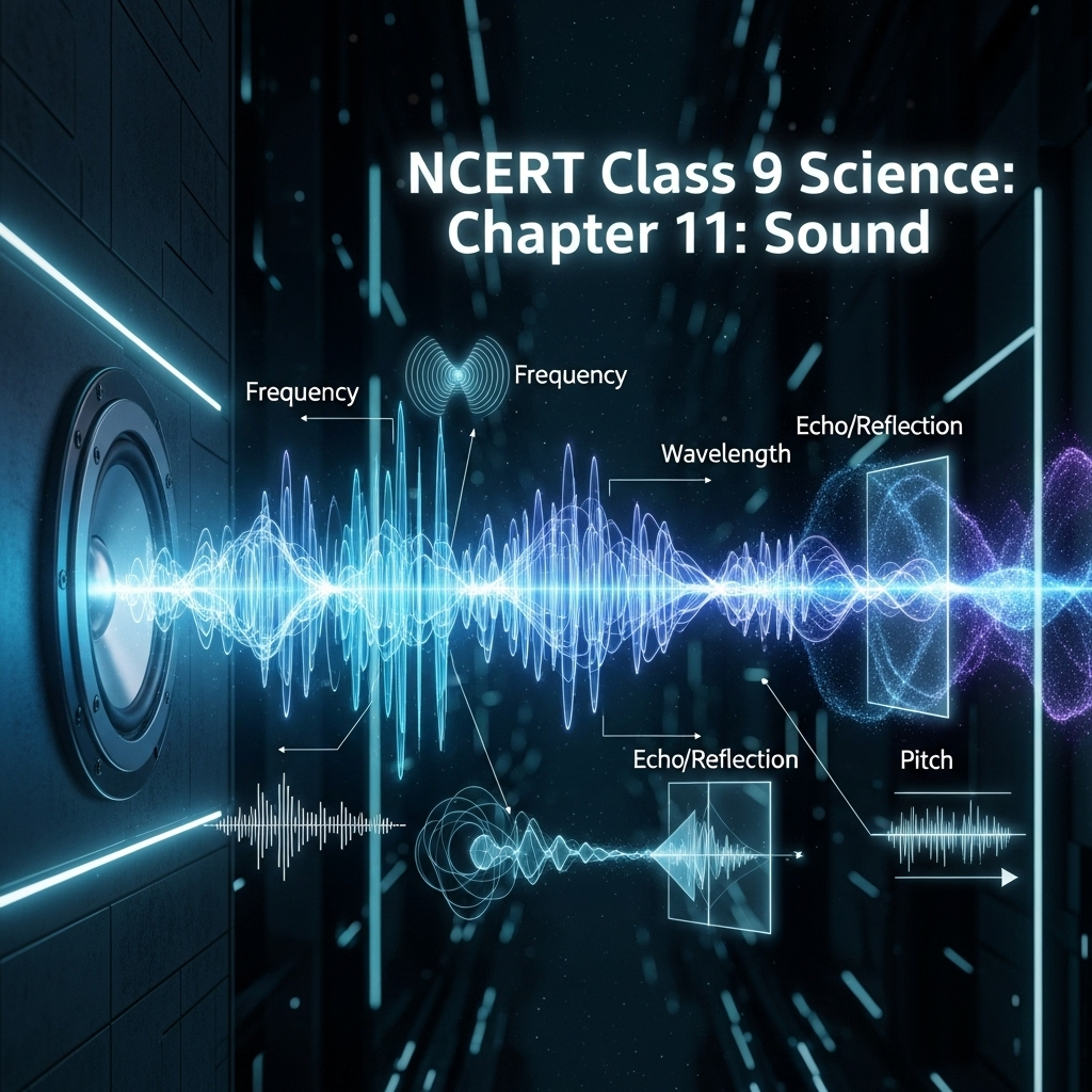 Complete Solutions and Summary of Sound – NCERT Class 9, Science, Chapter 11 – Summary, Questions, Answers, Extra Questions