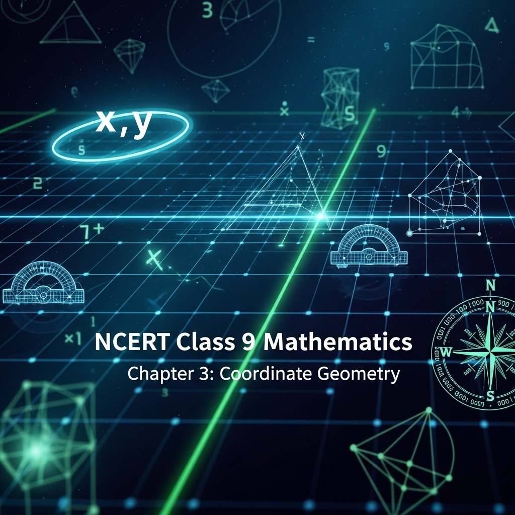 Complete Solutions and Summary of Coordinate Geometry – NCERT Class 9, Mathematics, Chapter 3 – Summary, Questions, Answers, Extra Questions