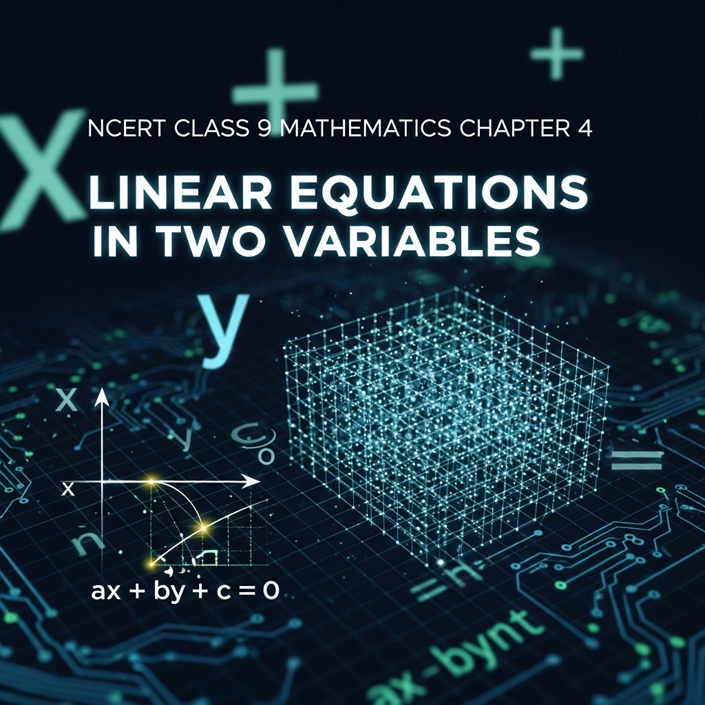 Complete Solutions and Summary of Linear Equations in Two Variables – NCERT Class 9, Mathematics, Chapter 4 – Summary, Questions, Answers, Extra Questions