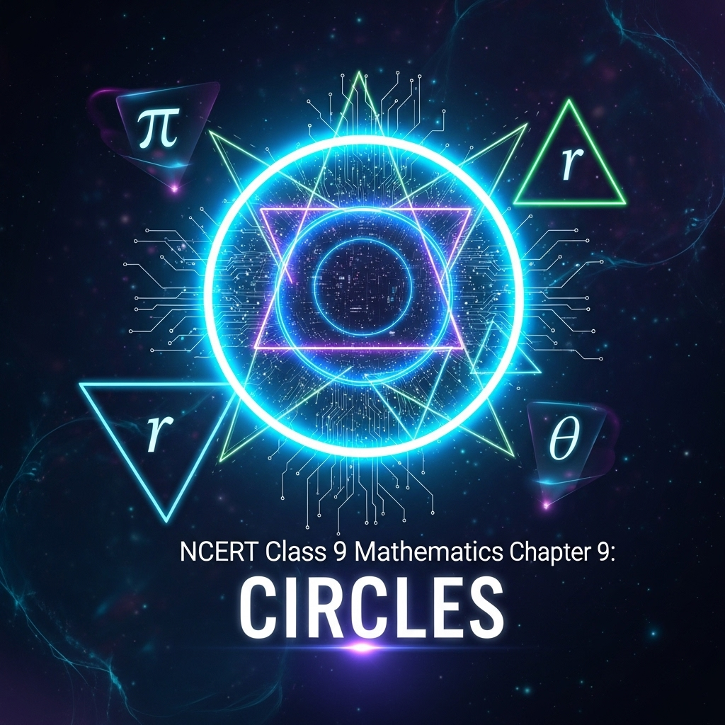 Complete Solutions and Summary of Circles – NCERT Class 9, Mathematics, Chapter 9 – Summary, Questions, Answers, Extra Questions