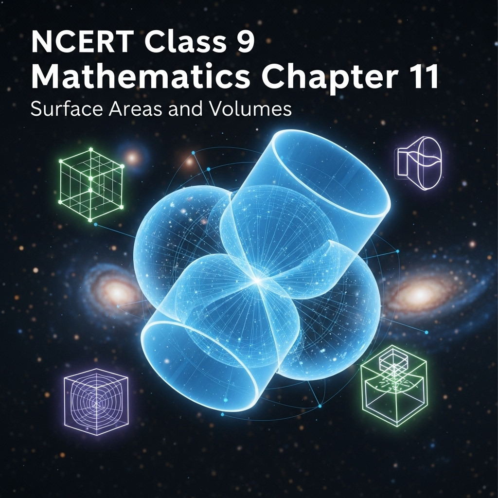 Complete Solutions and Summary of Surface Areas and Volumes – NCERT Class 9, Mathematics, Chapter 11 – Summary, Questions, Answers, Extra Questions
