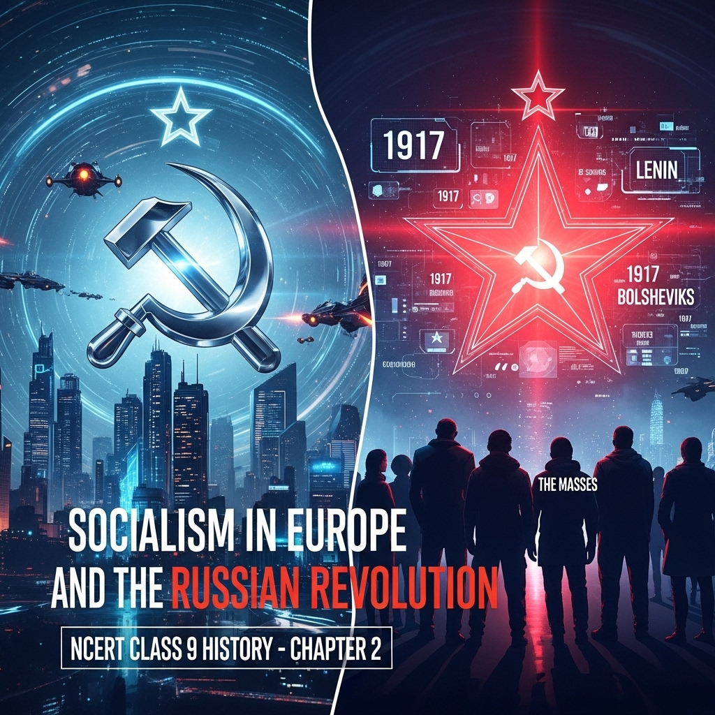 Complete Solutions and Summary of Socialism in Europe and the Russian Revolution – NCERT Class 9, History, Chapter 2 – Summary, Questions, Answers, Extra Questions