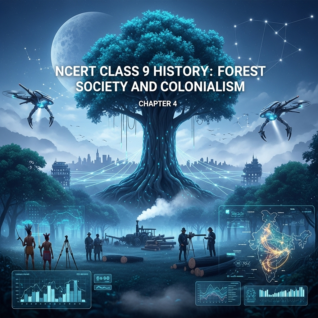 Complete Solutions and Summary of Forest Society and Colonialism – NCERT Class 9, History, Chapter 4 – Summary, Questions, Answers, Extra Questions