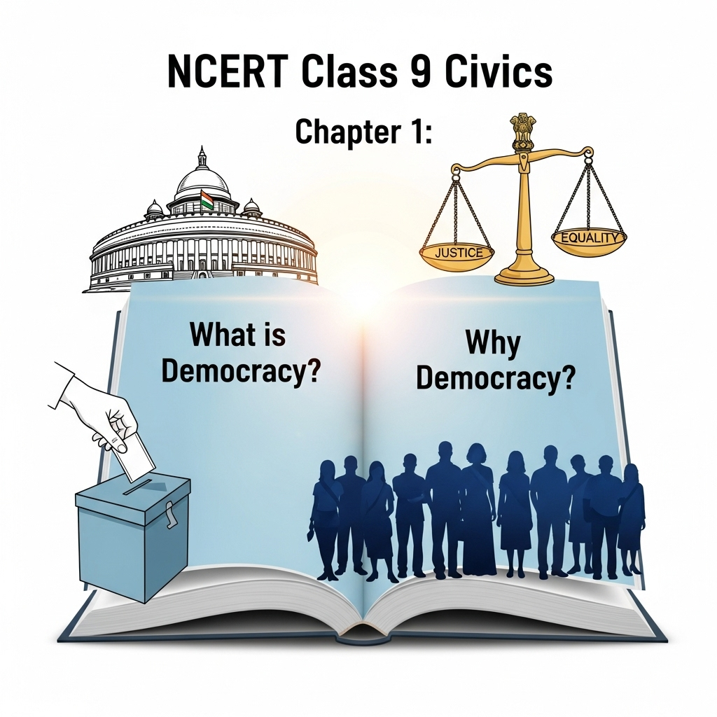 Complete Solutions and Summary of What is Democracy? Why Democracy? – NCERT Class 9, Civics, Chapter 1 – Summary, Questions, Answers, Extra Questions