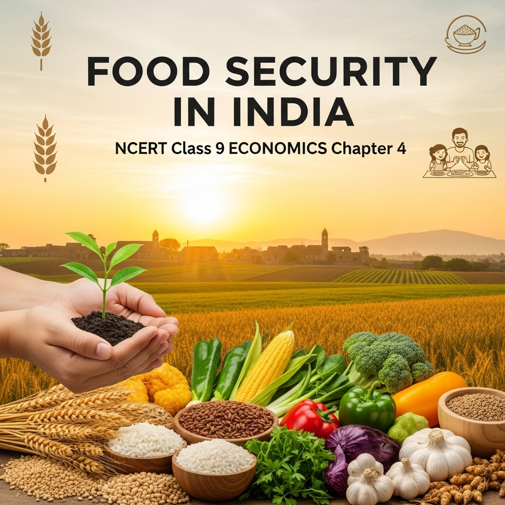 Complete Solutions and Summary of Food Security in India – NCERT Class 9, Economics, Chapter 4 – Summary, Questions, Answers, Extra Questions