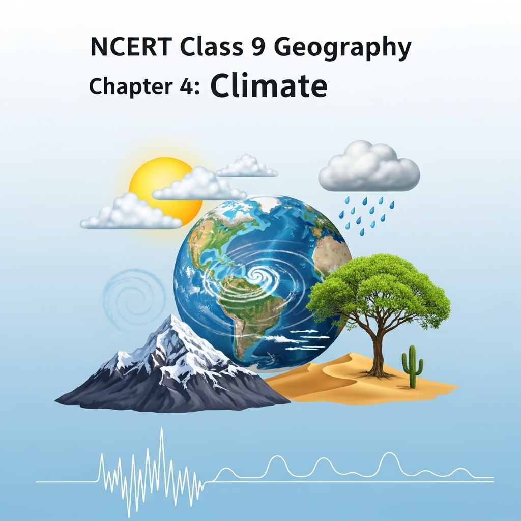 Complete Solutions and Summary of Climate – NCERT Class 9, Geography, Chapter 4 – Summary, Questions, Answers, Extra Questions