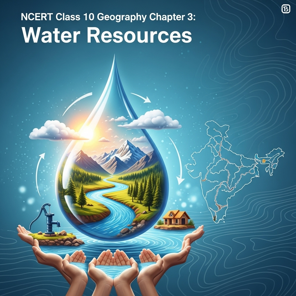Complete Solutions and Summary of Water Resources – NCERT Class 10, Geography, Chapter 3 – Summary, Questions, Answers, Extra Questions