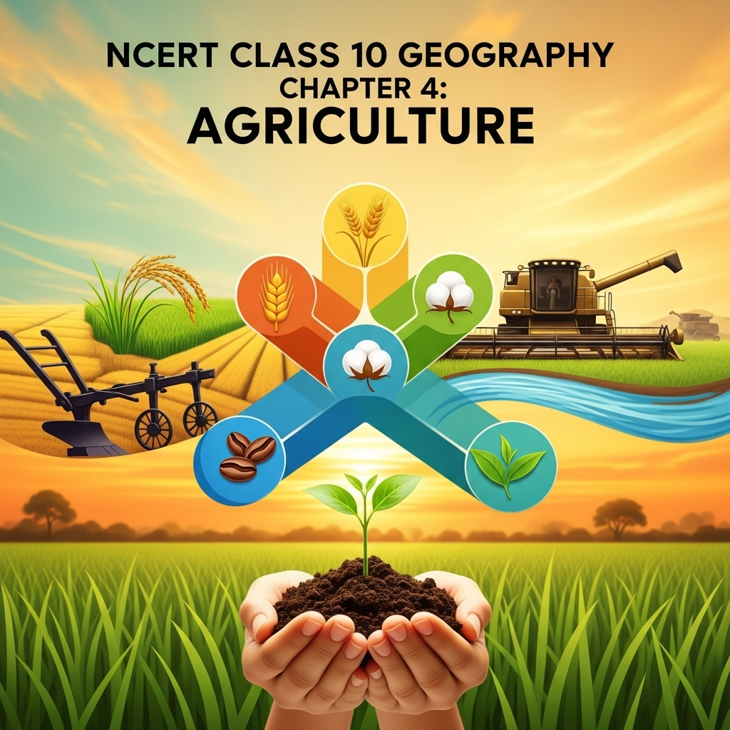 Complete Solutions and Summary of Agriculture – NCERT Class 10, Geography, Chapter 4 – Summary, Questions, Answers, Extra Questions