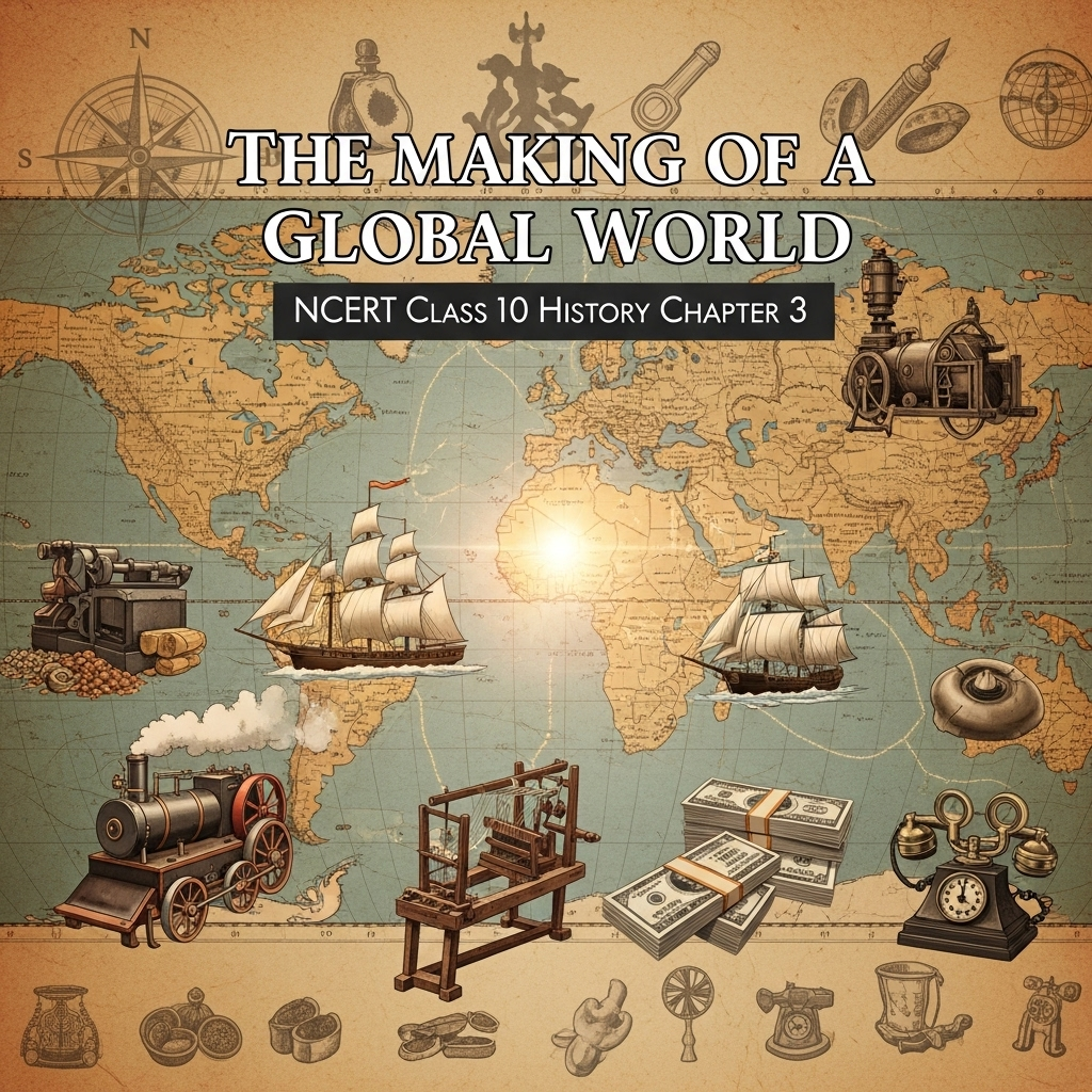 Complete Solutions and Summary of The Making of a Global World – NCERT Class 10, History, Chapter 3 – Summary, Questions, Answers, Extra Questions