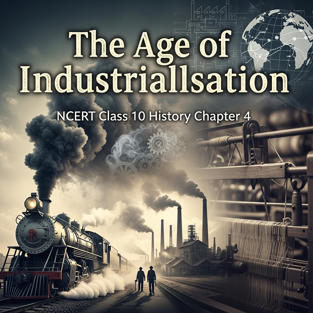 Complete Solutions and Summary of The Age of Industrialisation – NCERT Class 10, History, Chapter 4 – Summary, Questions, Answers, Extra Questions