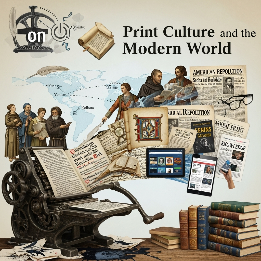 Complete Solutions and Summary of Print Culture and the Modern World – NCERT Class 10, History, Chapter 5 – Summary, Questions, Answers, Extra Questions