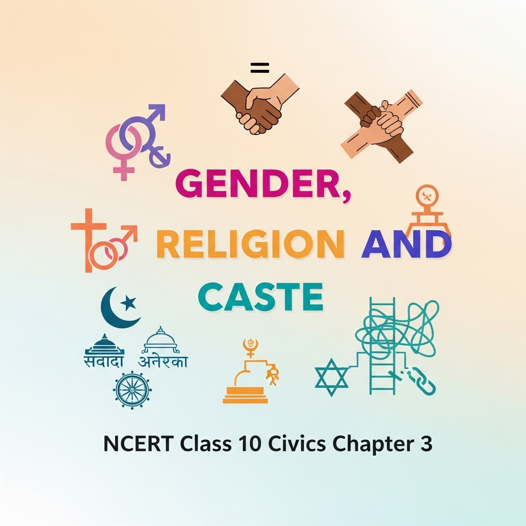 Complete Solutions and Summary of Gender, Religion and Caste – NCERT Class 10, Civics, Chapter 3 – Summary, Questions, Answers, Extra Questions