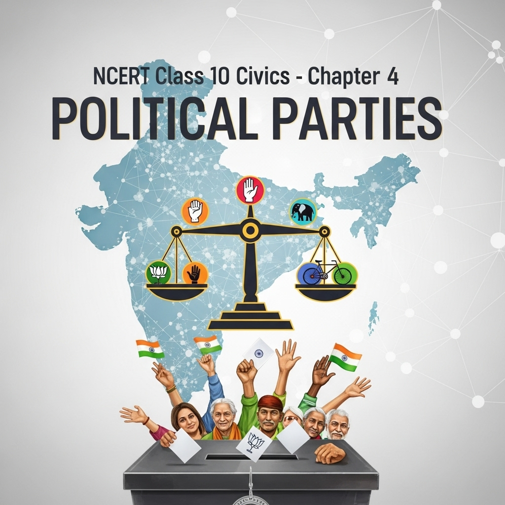 Complete Solutions and Summary of Political Parties – NCERT Class 10, Civics, Chapter 4 – Summary, Questions, Answers, Extra Questions