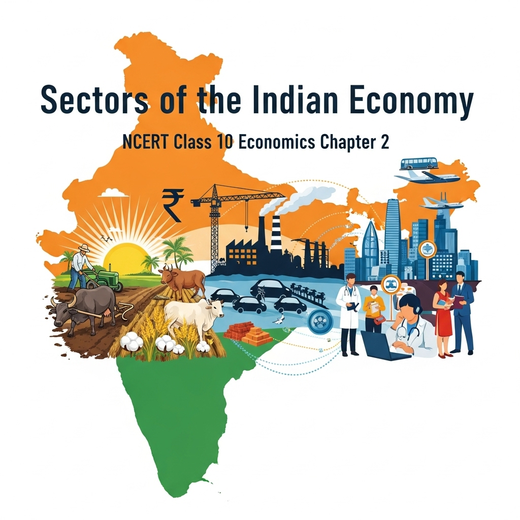 Complete Solutions and Summary of Sectors of the Indian Economy – NCERT Class 10, Economics, Chapter 2 – Summary, Questions, Answers, Extra Questions