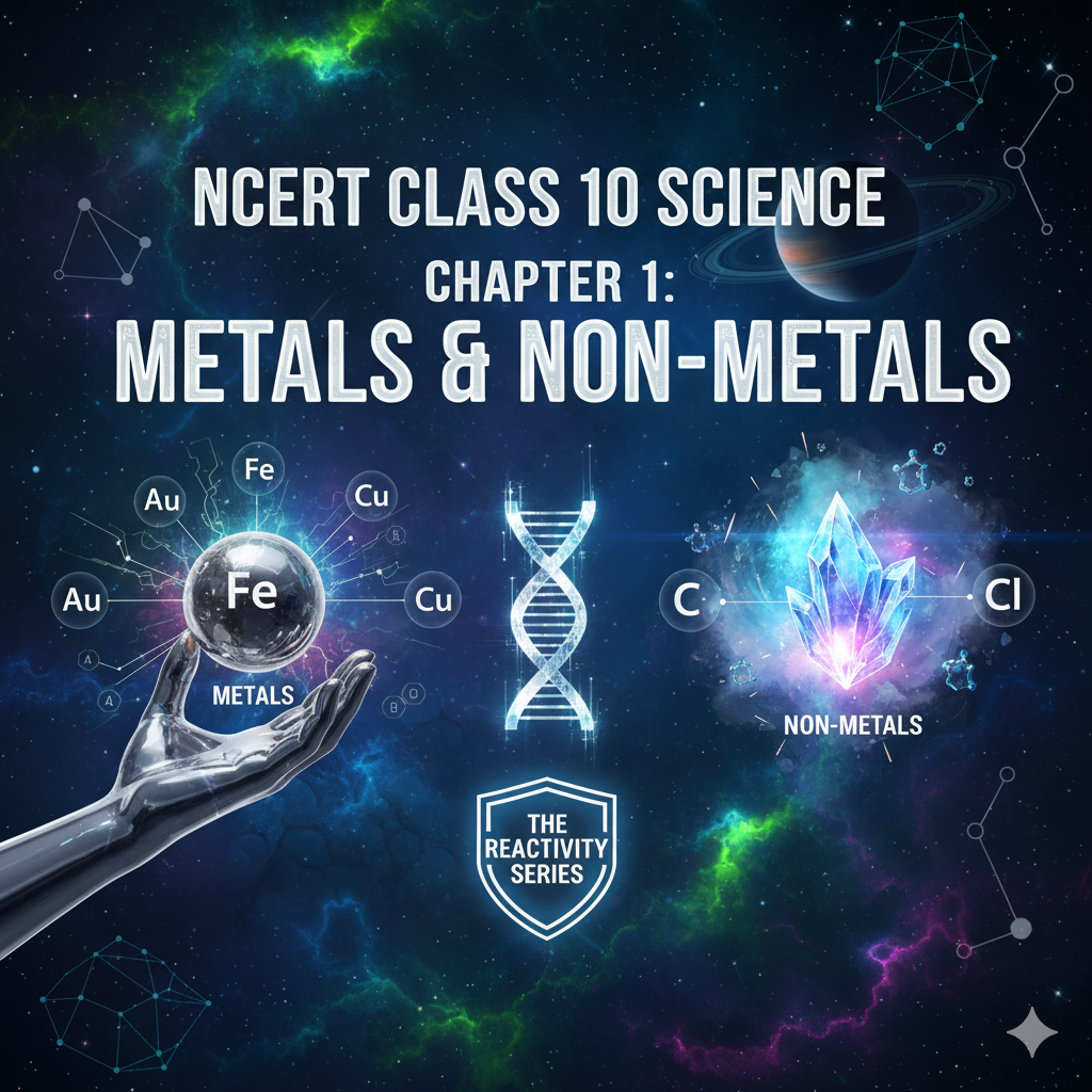 Complete Solutions and Summary of Metals and Non-metals – NCERT Class 10, Science, Chapter 3 – Summary, Questions, Answers, Extra Questions
