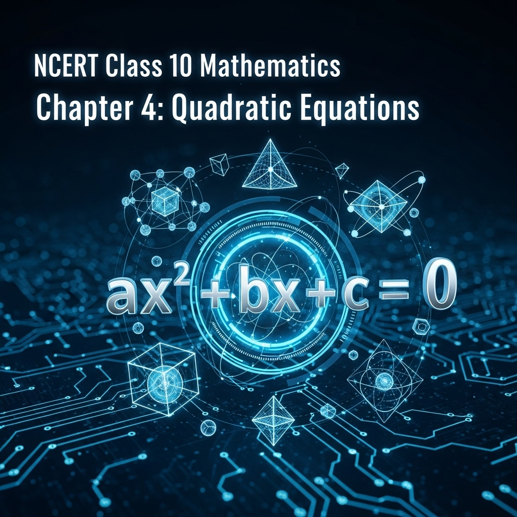 Complete Solutions and Summary of Quadratic Equations – NCERT Class 10, Mathematics, Chapter 4 – Summary, Questions, Answers, Extra Questions