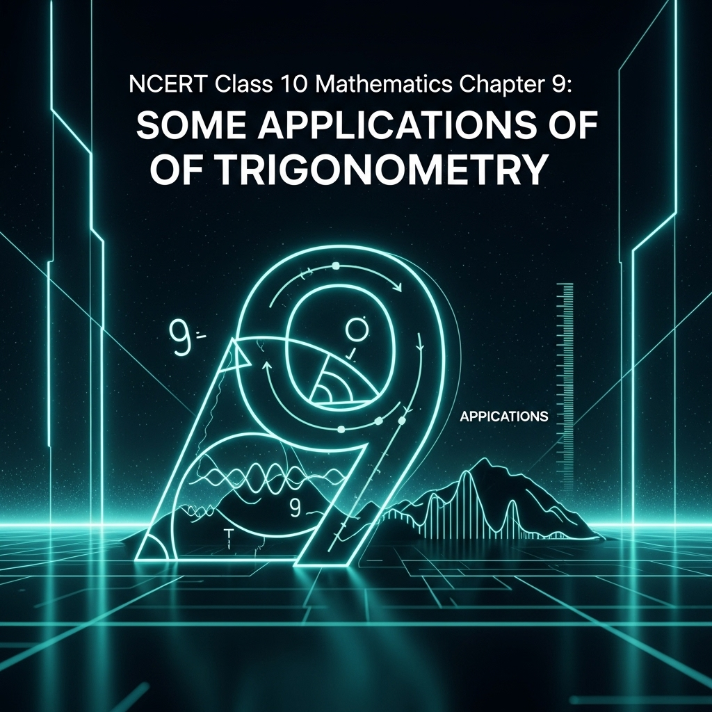 Complete Solutions and Summary of Some Applications of Trigonometry – NCERT Class 10, Mathematics, Chapter 9 – Summary, Questions, Answers, Extra Questions