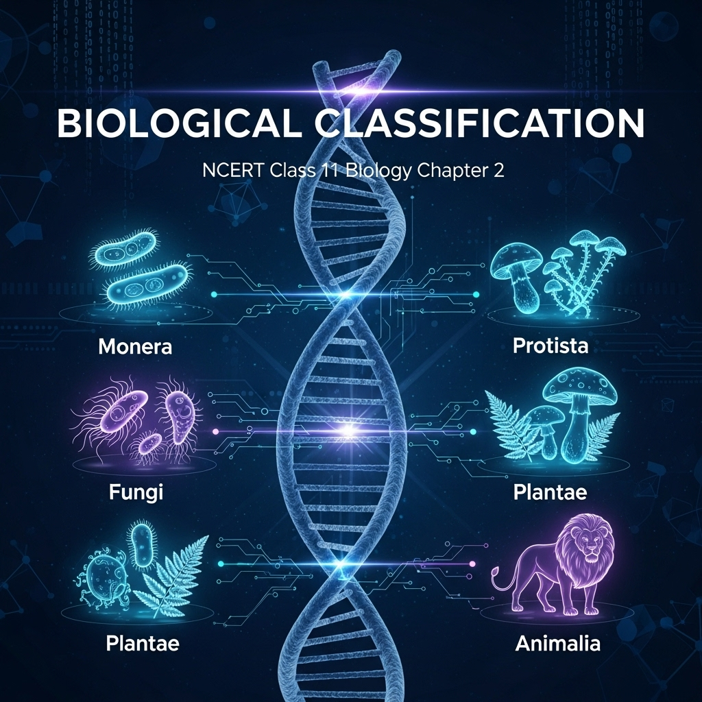 Complete Solutions and Summary of Biological Classification β NCERT Class 11, Biology, Chapter 2 β Summary, Questions, Answers, Extra Questions