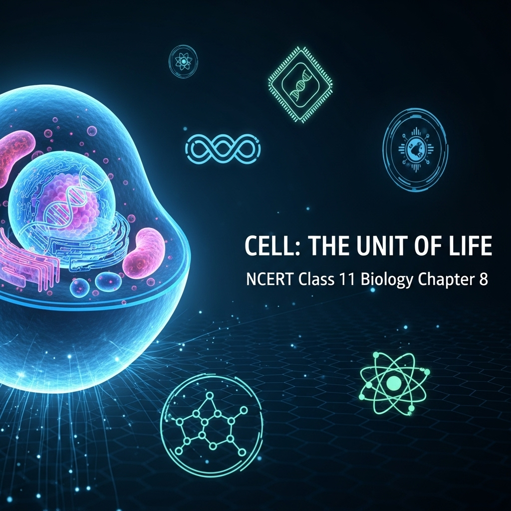 Complete Solutions and Summary of Cell: The Unit of Life β NCERT Class 11, Biology, Chapter 8 β Summary, Questions, Answers, Extra Questions