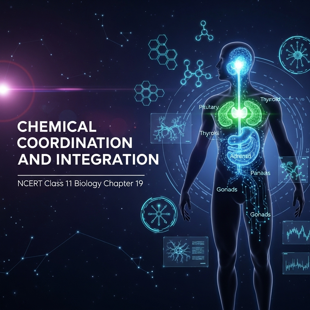 Complete Solutions and Summary of Chemical Coordination and Integration β NCERT Class 11, Biology, Chapter 19 β Summary, Questions, Answers, Extra Questions