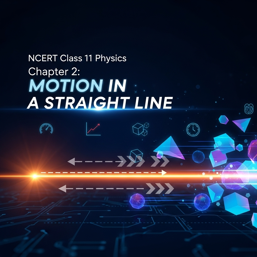 Complete Solutions and Summary of Motion in a Straight Line β NCERT Class 11, Physics, Chapter 2 β Summary, Questions, Answers, Extra Questions