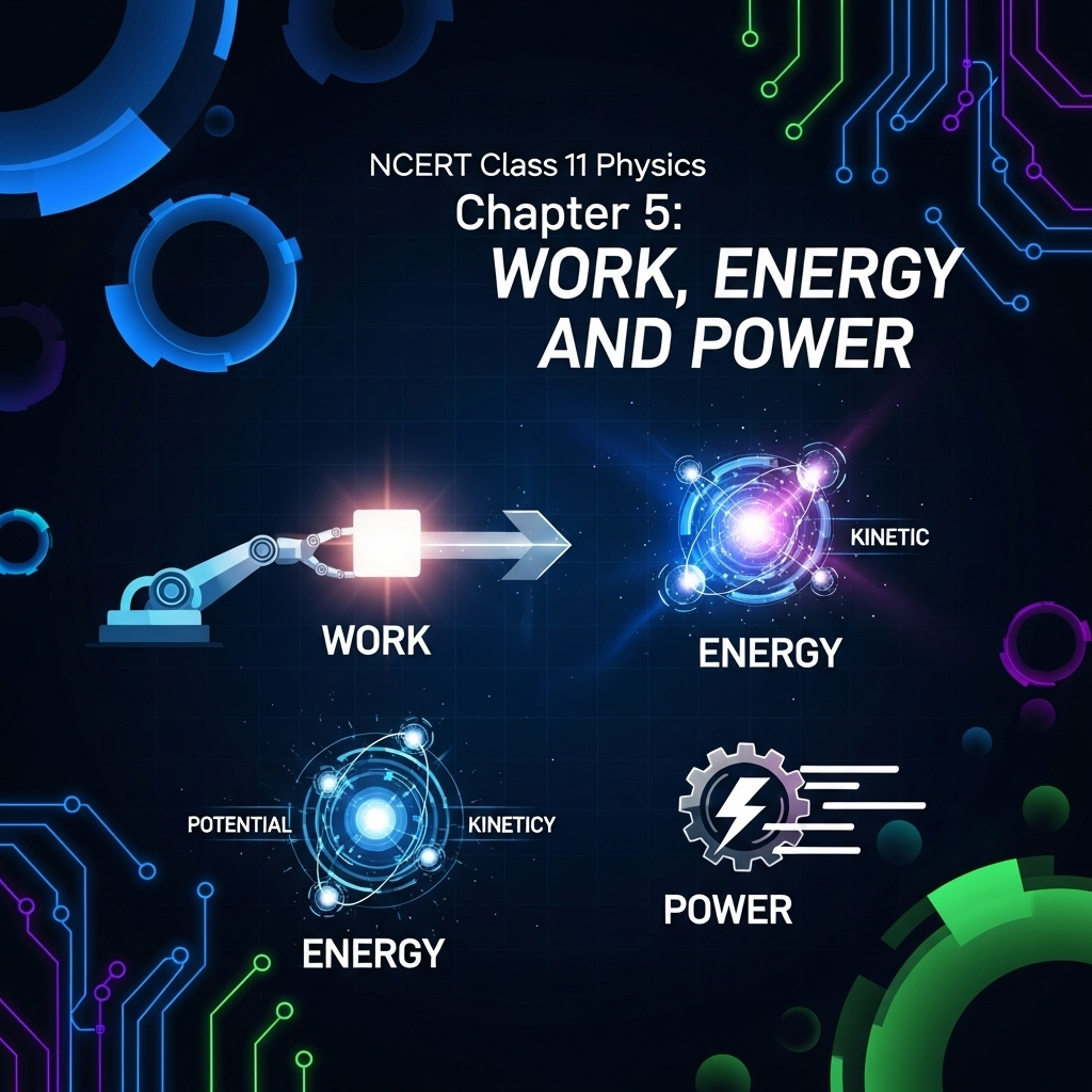 Complete Solutions and Summary of Work, Energy and Power β NCERT Class 11, Physics, Chapter 5 β Summary, Questions, Answers, Extra Questions
