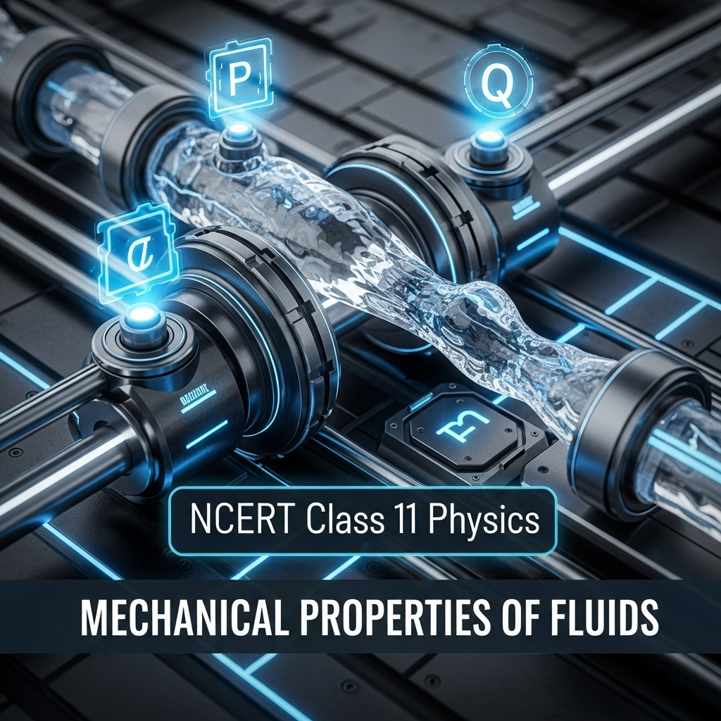 Complete Solutions and Summary of Mechanical Properties of Fluids β NCERT Class 11, Physics, Chapter 9 β Summary, Questions, Answers, Extra Questions