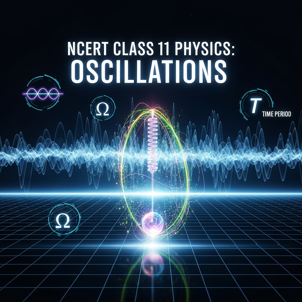 Complete Solutions and Summary of Oscillations β NCERT Class 11, Physics, Chapter 13 β Summary, Questions, Answers, Extra Questions