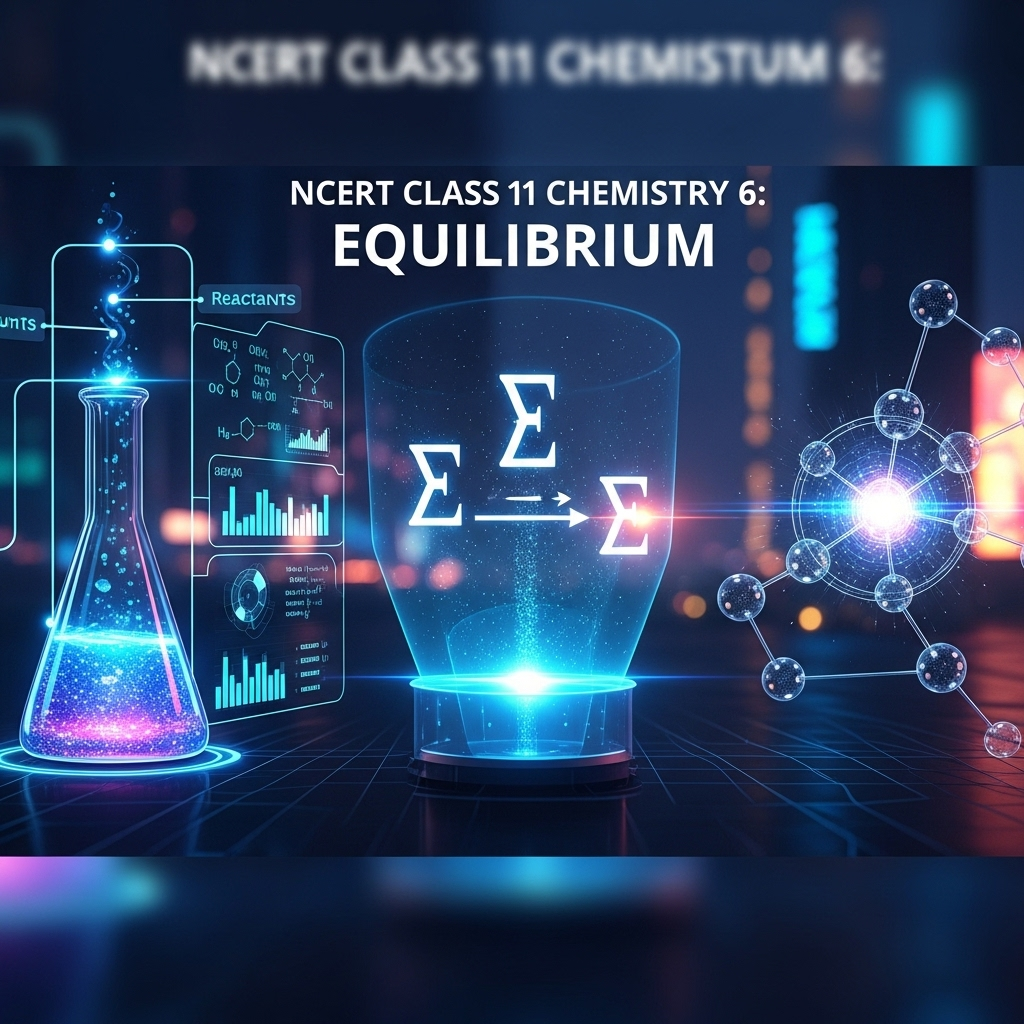 Complete Solutions and Summary of Equilibrium β NCERT Class 11, Chemistry, Chapter 6 β Summary, Questions, Answers, Extra Questions
