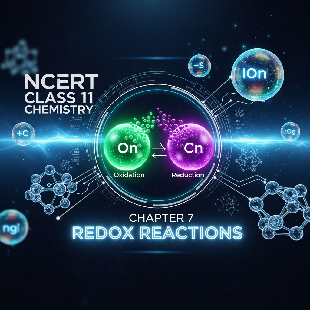 Complete Solutions and Summary of Redox Reactions β NCERT Class 11, Chemistry, Chapter 7 β Summary, Questions, Answers, Extra Questions