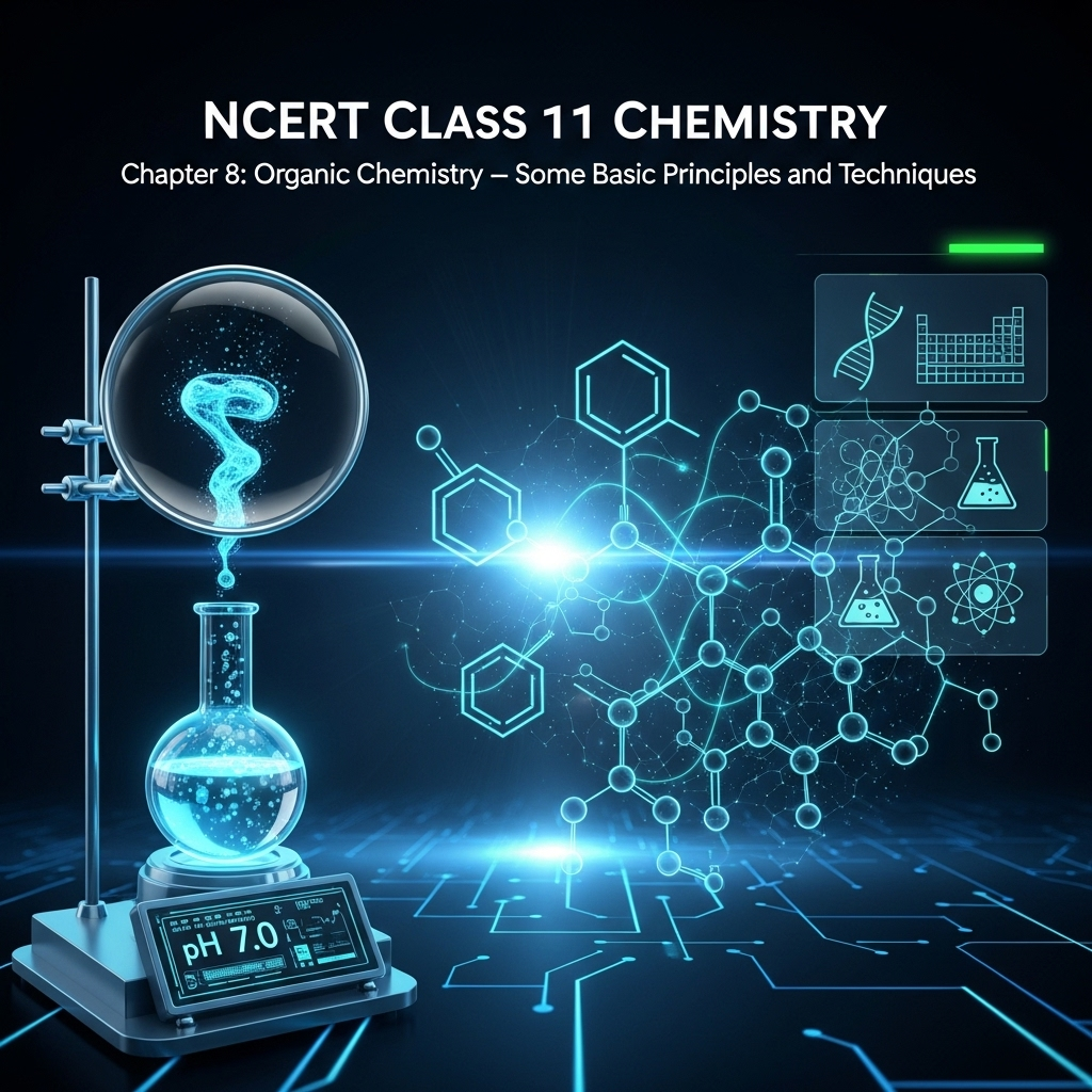 Complete Solutions and Summary of Organic Chemistry – Some Basic Principles and Techniques – NCERT Class 11, Chemistry, Chapter 8 – Summary, Questions, Answers, Extra Questions