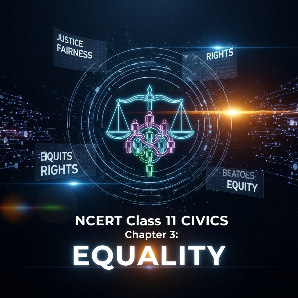 Complete Solutions and Summary of Equality – NCERT Class 11, Civics, Chapter 3 – Summary, Questions, Answers, Extra Questions