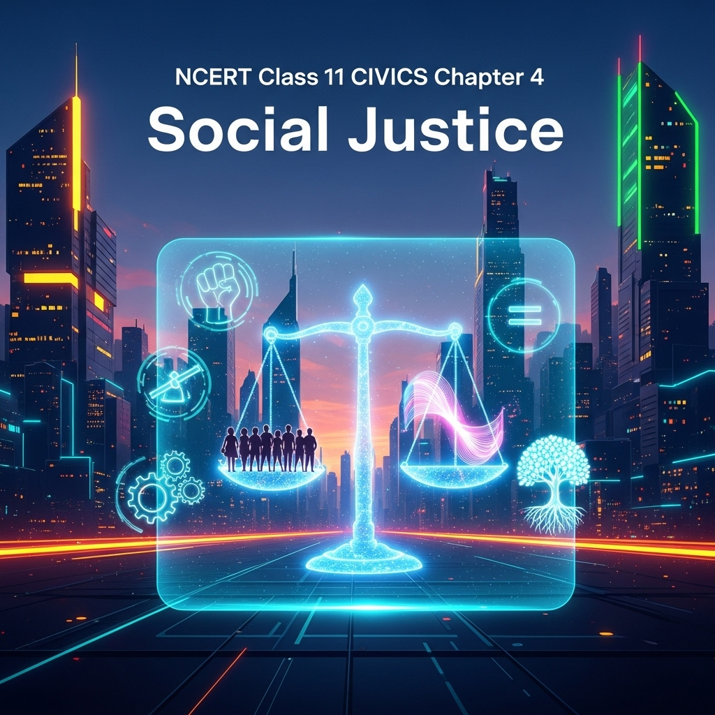 Complete Solutions and Summary of Social Justice – NCERT Class 11, Civics, Chapter 4 – Summary, Questions, Answers, Extra Questions