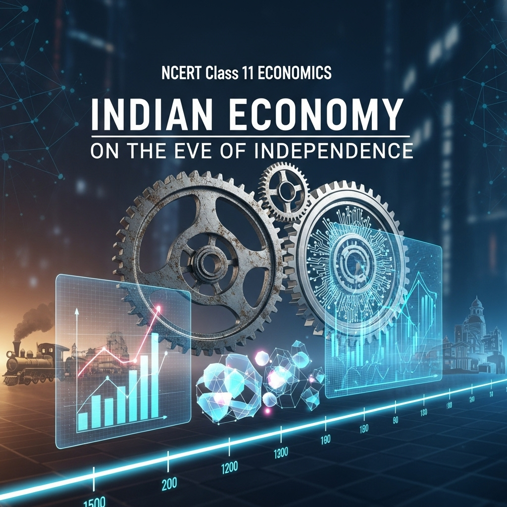 Complete Solutions and Summary of Indian Economy on the Eve of Independence – NCERT Class 11, Economics, Chapter 1 – Summary, Questions, Answers, Extra Questions