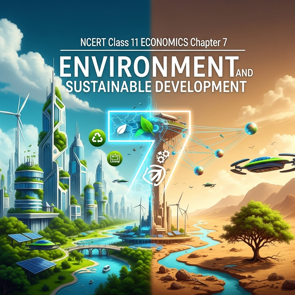 Complete Solutions and Summary of Environment and Sustainable Development – NCERT Class 11, Economics, Chapter 7 – Summary, Questions, Answers, Extra Questions