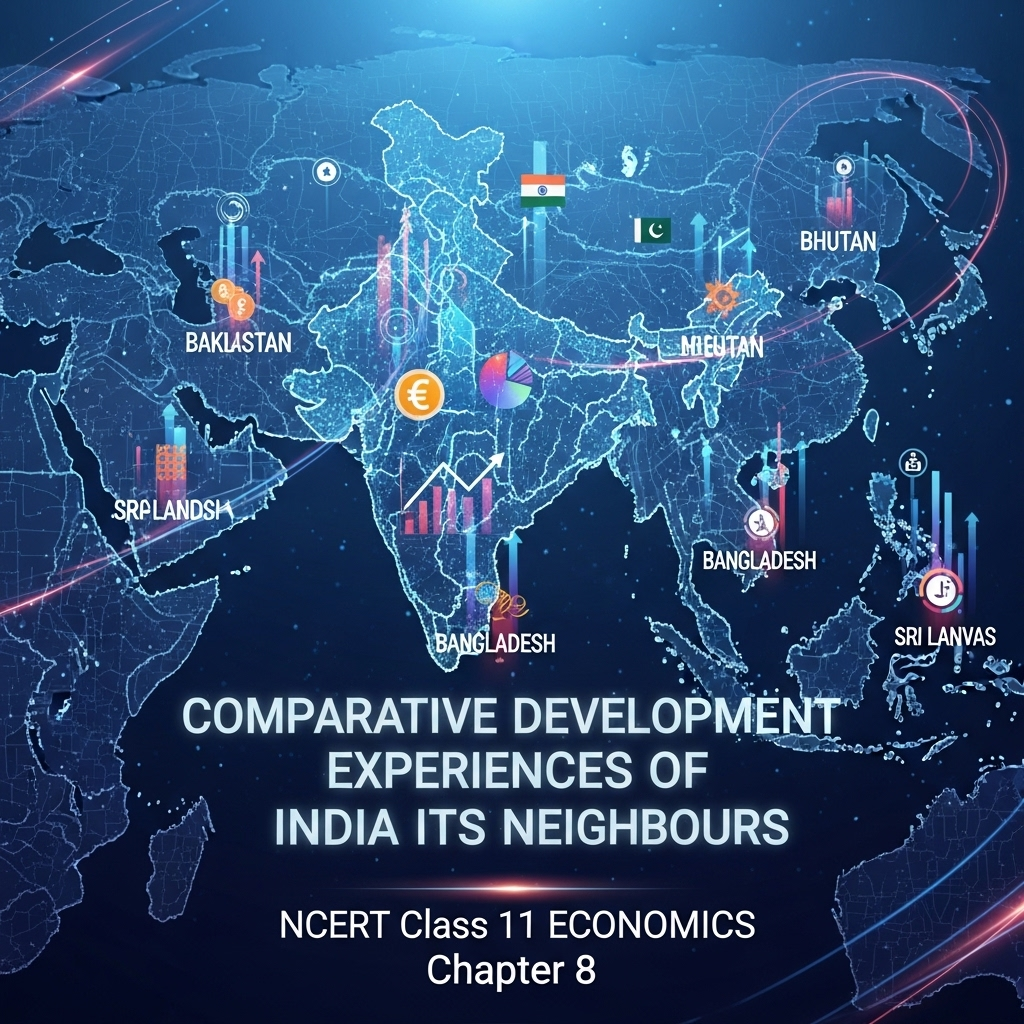 Complete Solutions and Summary of Comparative Development Experiences of India and its Neighbours – NCERT Class 11, Economics, Chapter 8 – Summary, Questions, Answers, Extra Questions
