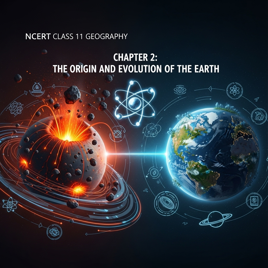 Complete Solutions and Summary of The Origin and Evolution of the Earth – NCERT Class 11, Geography, Chapter 2 – Summary, Questions, Answers, Extra Questions