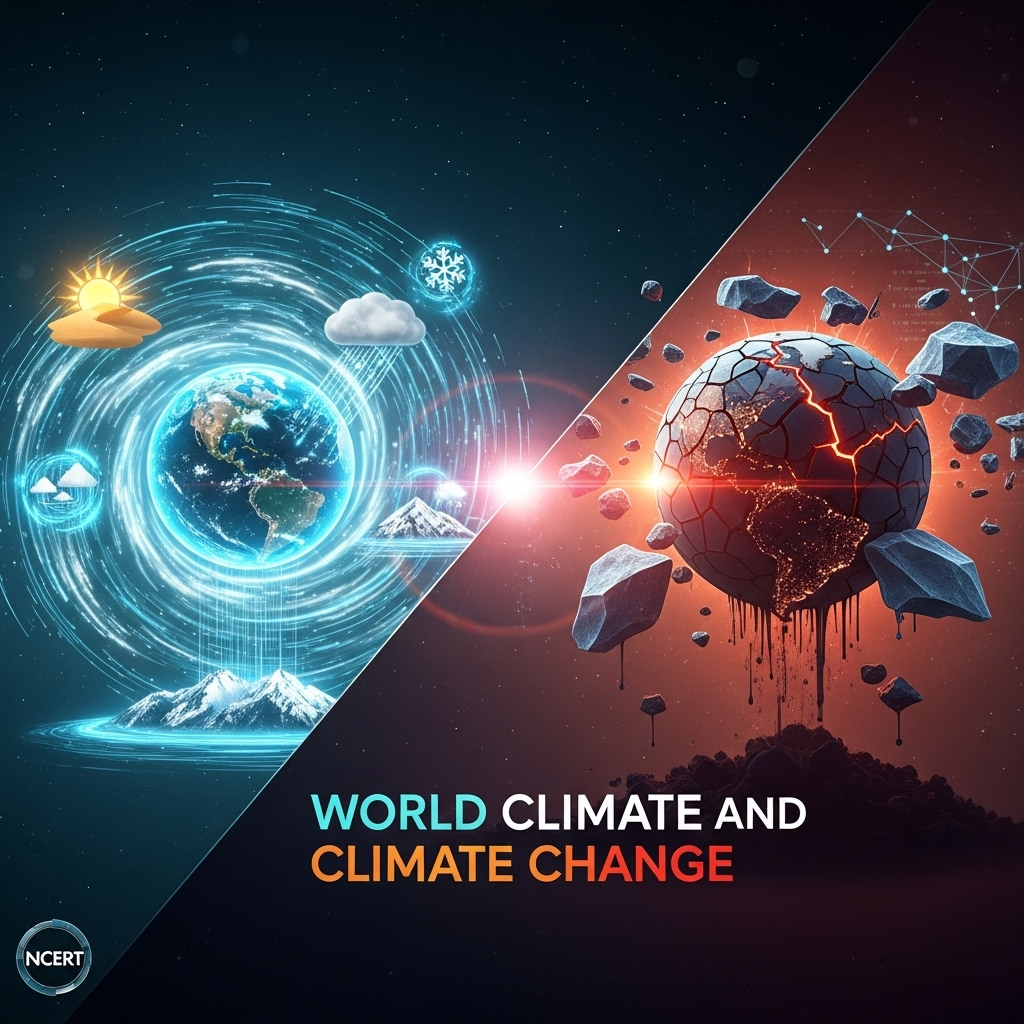 Complete Solutions and Summary of World Climate and Climate Change β NCERT Class 11, Geography, Chapter 11 β Summary, Questions, Answers, Extra Questions
