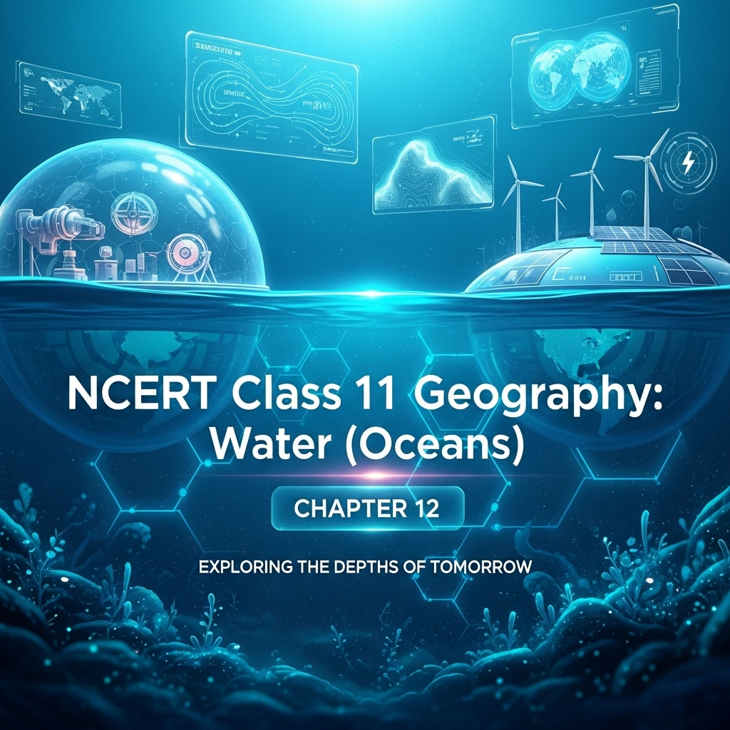 Complete Solutions and Summary of Water (Oceans) β NCERT Class 11, Geography, Chapter 12 β Summary, Questions, Answers, Extra Questions