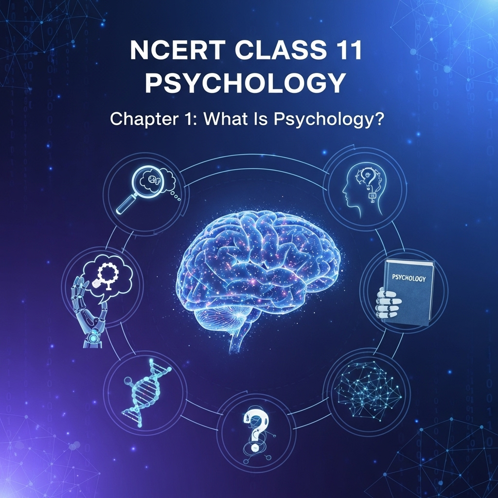 Complete Solutions and Summary of What Is Psychology? β NCERT Class 11, Psychology, Chapter 1 β Summary, Questions, Answers, Extra Questions