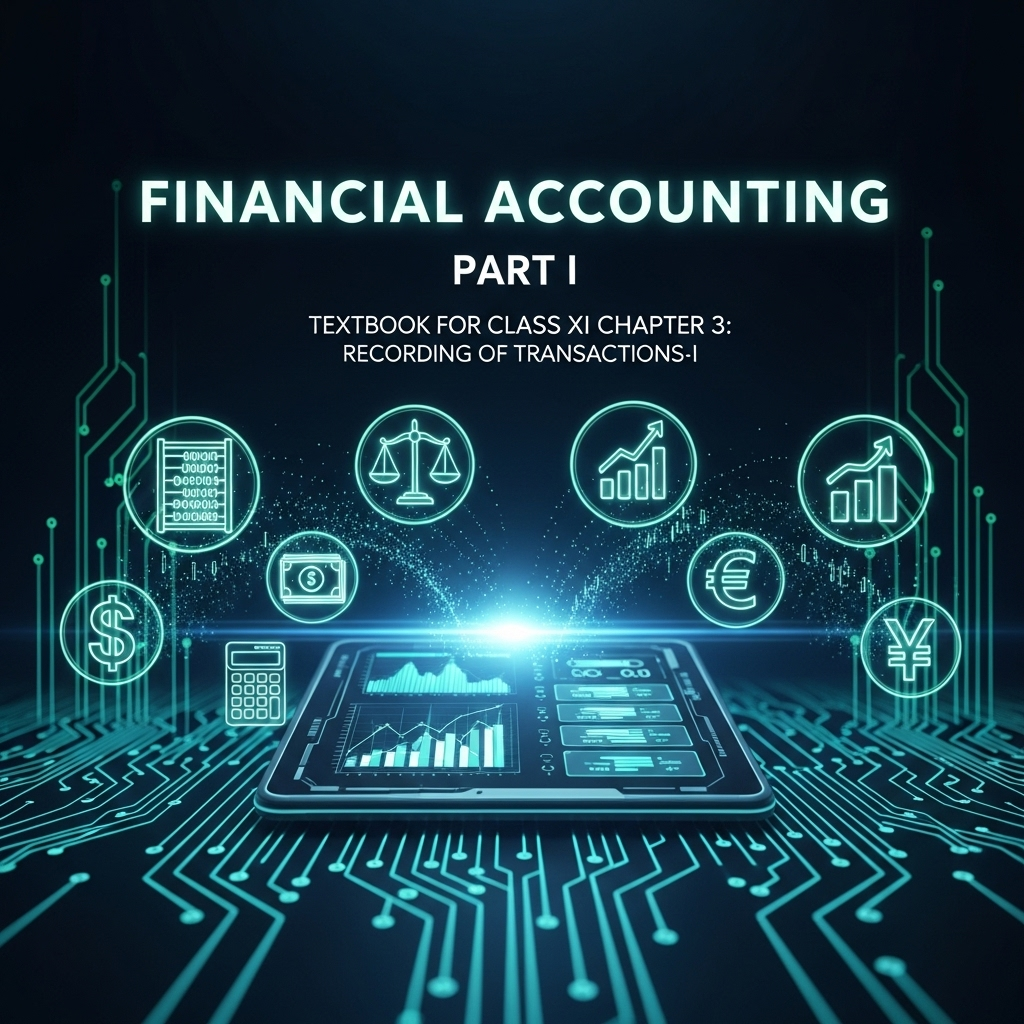 Recording of Transactions-I β NCERT Class 11 Accountancy Financial Accounting Part I, Chapter 3 β Summary, Journal Entries, and Ledger Posting